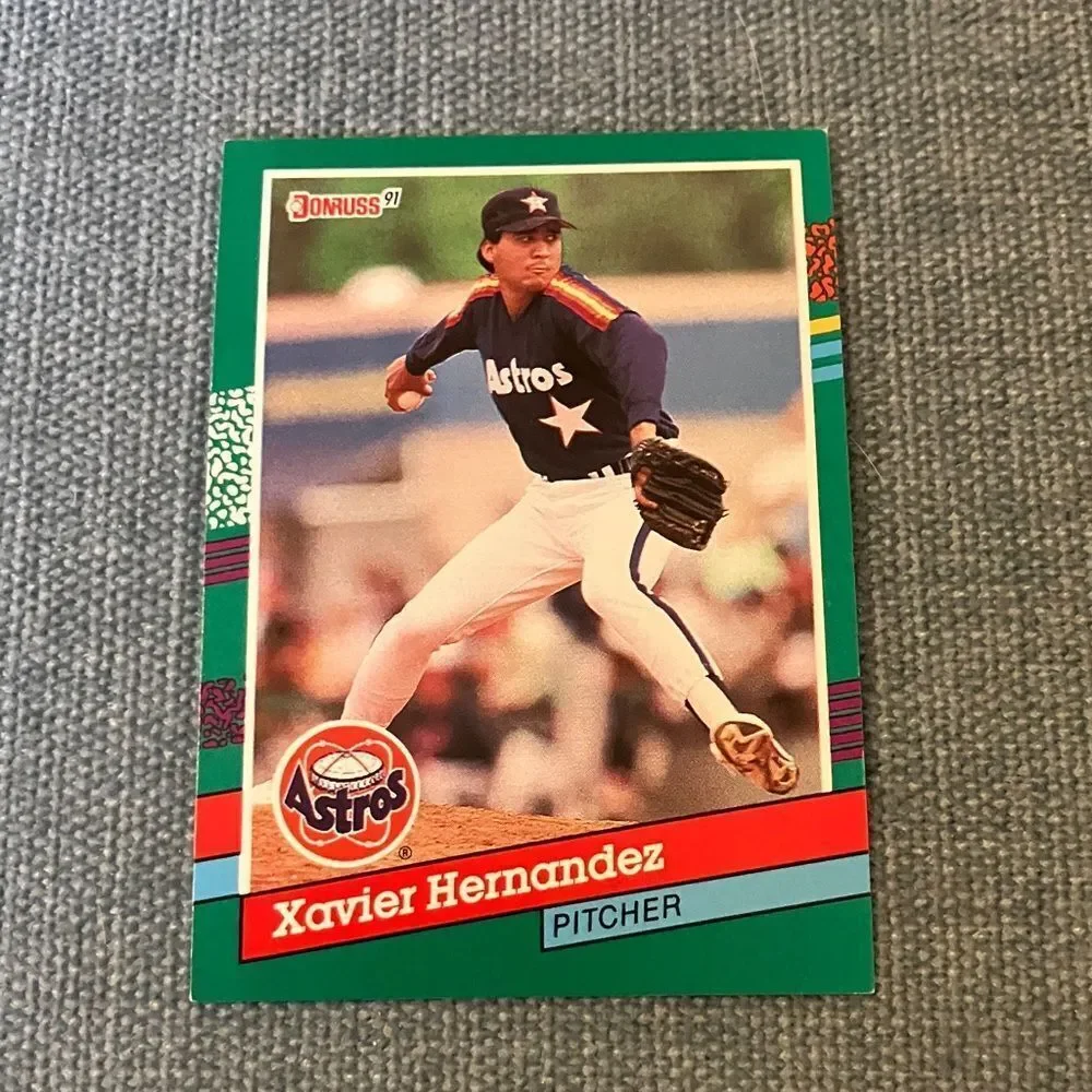 1991 Donruss Houston Astros Baseball Card Trading Card